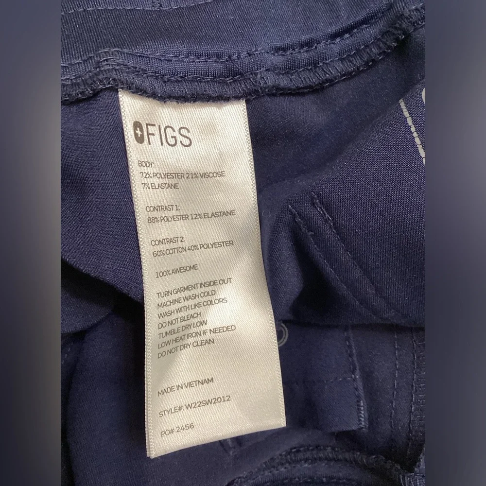 Figs Navy Blue Jogger scrub pants‎ Technical Collection XS